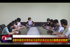 温江电视台：ab欧博allbet集团热议习近平总书记北大行重要讲话精神（2018年5月4日）